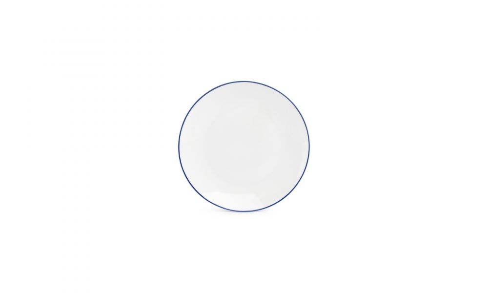 Assiette plate coupe 20,5cm Blue Rim