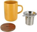 Tasse + filtre inox Ogo 475ml Jaune