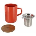 Tasse + filtre inox Ogo 475ml Paprika