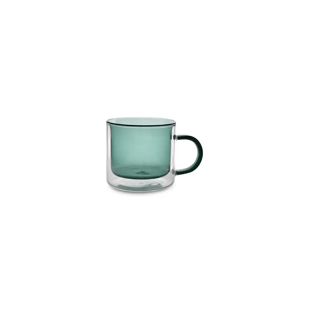 Set 2 Beker 27cl dubbelwandig groen