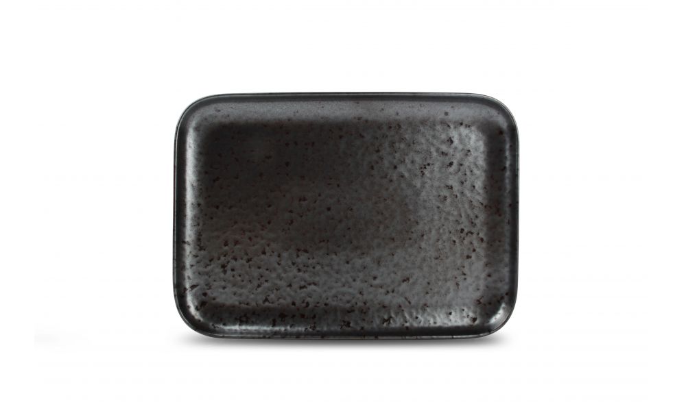 Plat bord 28x20cm black Oxido