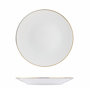 Plat bord Coupe 21 cm Ligne Gold