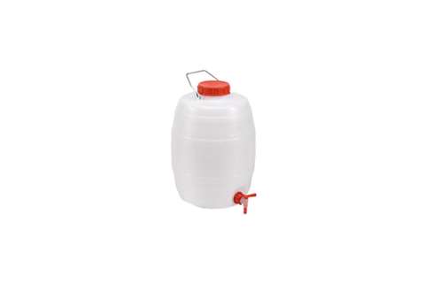 DRANKVAT - 20 L - MET AFLOOPKRAAN HXØ: 410X292 MM WIT