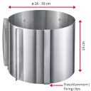 Cake setting ring »Surprise«, 15 cm high