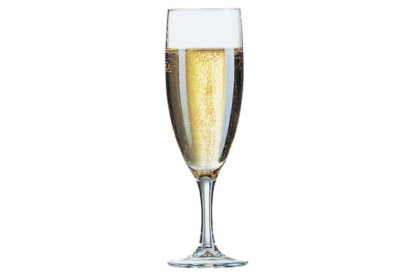 ELEGANCE CHAMPAGNEGLAS 13CL SET12 *