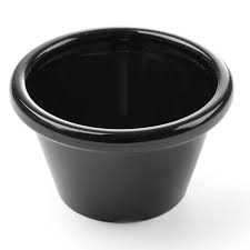 SET 12 Ramekin zwart 45 ml 60x60x35