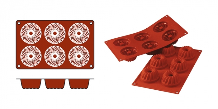 Bakmat Gugelhupf D7x3.6cm