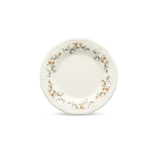 [741062] Bord Retro Brown Flower 27.5cm 