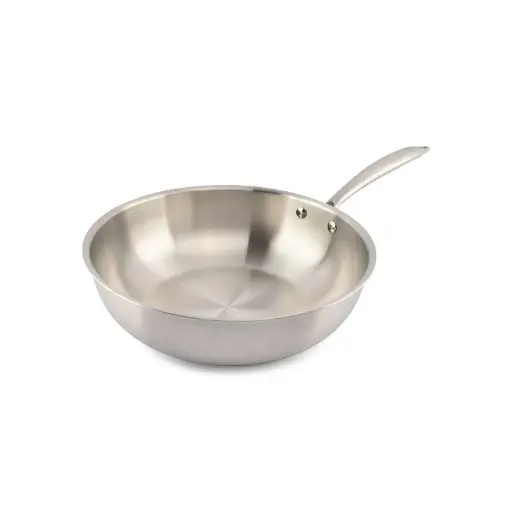 [707389] WOK PAN rvs D29,5xh8,5cm