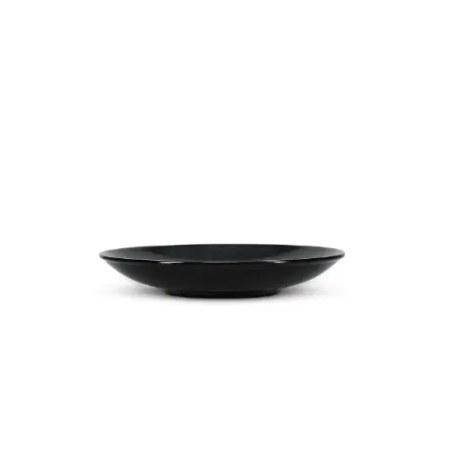 [740326] Diep bord 25,5xh4,5cm noir Ovio