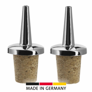[4130228C] 2 Dash-bottle or vinegar pourers, natural cork