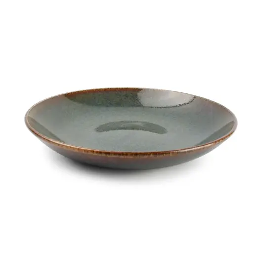 [740561] Diep bord 26xH4,5cm groen Cirro