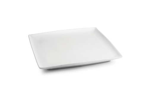 [702503] Plat bord 16x16cm wit Squito