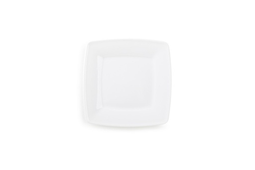 [253206] Plat bord 17x17cm wit Victoria