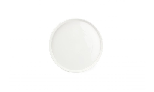 [711114] Plat bord 22,5xH2cm wit Gusto