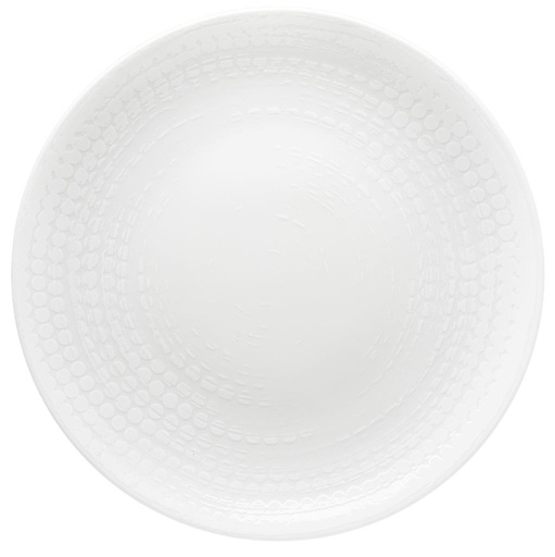 [085152] Plate bord 24cm witte punten