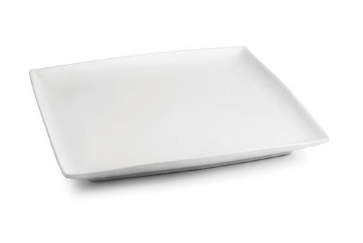 [702506] Plat bord 30x30cm wit Squito