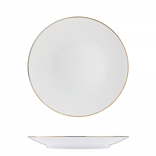 [913786] Plat bord Coupe 26 cm Ligne Gold