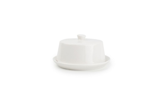 [711033] Boterpot 8,5xH3,5cm wit Eon