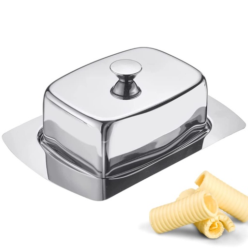 [20872260] Butter dish stainless steel