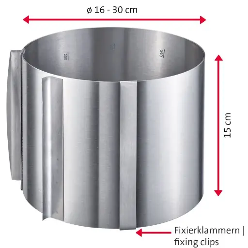 [31302260] Cake setting ring »Surprise«, 15 cm high