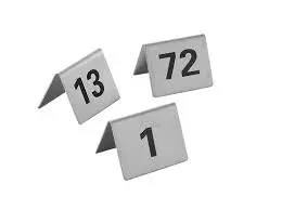 [663868] Tafelstandaard nummers 25-36 rvs 50x35x40 mm