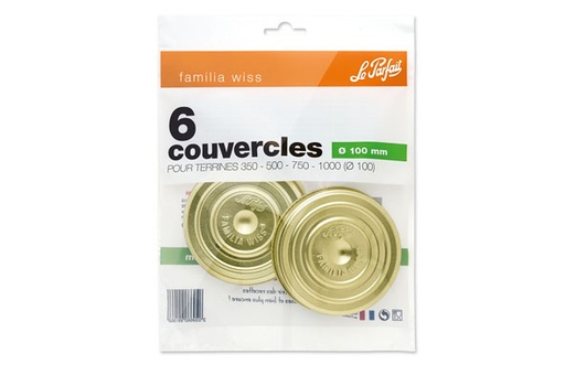 [610088] FAMILIA WISS DEKSELS D100MM SET6