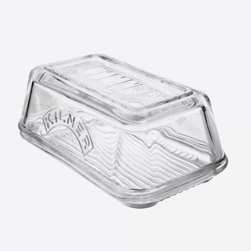 [RAY-0025-350] Glazen boterschaal met deksel