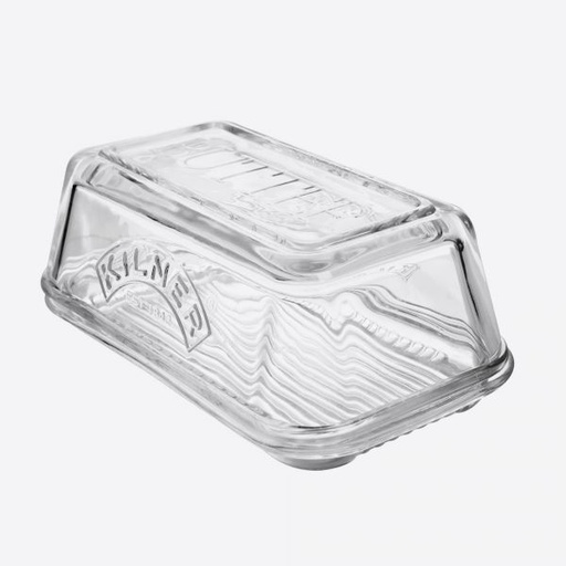 [RAY-0025-350] Glazen boterschaal met deksel