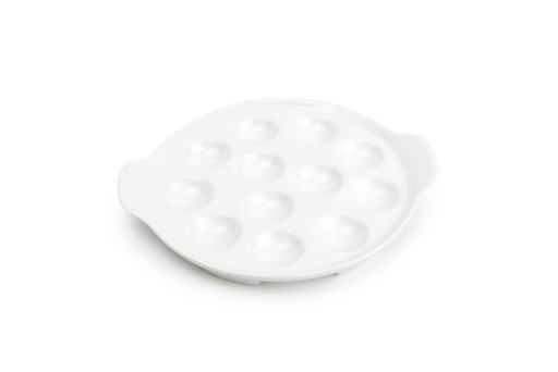 [611282] Slakkenbord 19,5cm wit Appetite