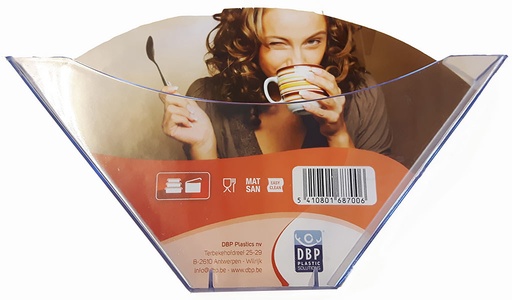 [020178] Koffiekanfilter 1/4