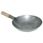 [K297] Vogue zacht stalen wok met platte bodem 35,5cm