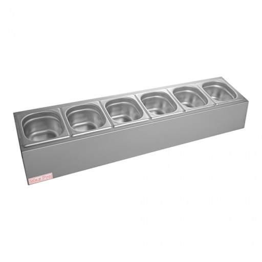 [921090] Garneerunit met 6 x GN1/6 h15cm